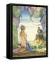 Mermaid Talking to Witch-null-Framed Stretched Canvas