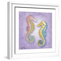 Mermaid Treasure III-Elizabeth Medley-Framed Premium Giclee Print