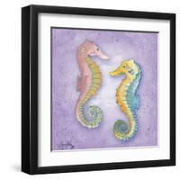 Mermaid Treasure III-Elizabeth Medley-Framed Art Print