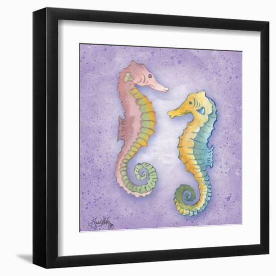 Mermaid Treasure III-Elizabeth Medley-Framed Art Print