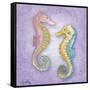 Mermaid Treasure III-Elizabeth Medley-Framed Stretched Canvas