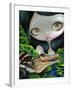 Mermaid with a Baby Alligator-Jasmine Becket-Griffith-Framed Art Print