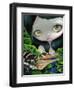 Mermaid with a Baby Alligator-Jasmine Becket-Griffith-Framed Art Print