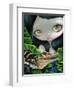 Mermaid with a Baby Alligator-Jasmine Becket-Griffith-Framed Art Print