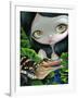 Mermaid with a Baby Alligator-Jasmine Becket-Griffith-Framed Art Print