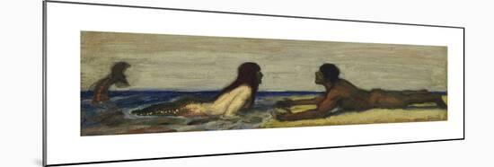 Mermaid-Franz von Stuck-Mounted Premium Giclee Print