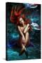 Mermaid-coka-Stretched Canvas
