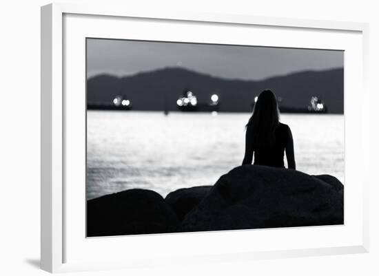 Mermaid-Sharon Wish-Framed Photographic Print