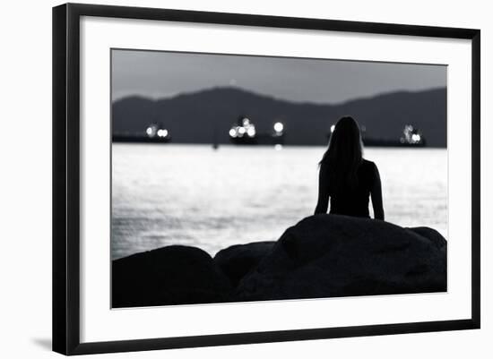 Mermaid-Sharon Wish-Framed Photographic Print