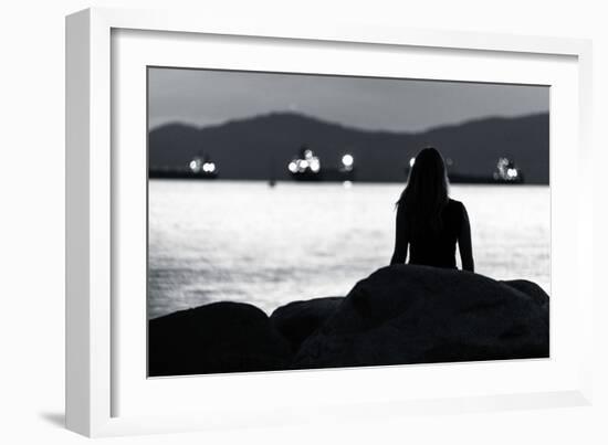 Mermaid-Sharon Wish-Framed Photographic Print