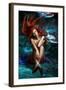 Mermaid-coka-Framed Photographic Print