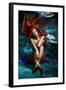 Mermaid-coka-Framed Photographic Print