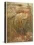 Mermaid-Arthur Rackham-Stretched Canvas