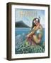 Mermaid-Scott Westmoreland-Framed Art Print