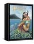 Mermaid-Scott Westmoreland-Framed Stretched Canvas