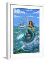 Mermaid-Peter Adderley-Framed Art Print