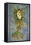 Mermaid-Linda Ravenscroft-Framed Stretched Canvas