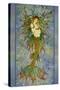 Mermaid-Linda Ravenscroft-Stretched Canvas