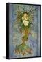 Mermaid-Linda Ravenscroft-Framed Stretched Canvas