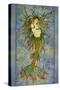Mermaid-Linda Ravenscroft-Stretched Canvas