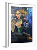 Mermaid-Sarah Tiffany King-Framed Giclee Print