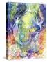 Mermaid-Michelle Faber-Stretched Canvas