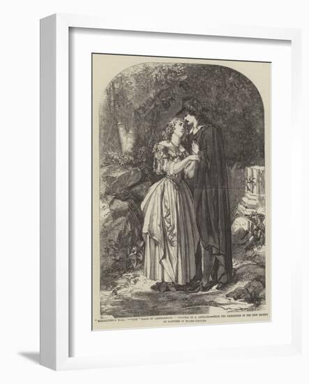 Mermaiden's Well, Vide Bride of Lammermoor-John Absolon-Framed Giclee Print