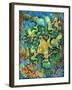 Mermaids and Gold Fish-Bill Bell-Framed Giclee Print