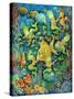 Mermaids and Gold Fish-Bill Bell-Stretched Canvas