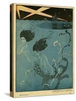 Mermaids and U-Boats-Georges Barbier-Stretched Canvas
