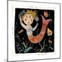 Mermaids Don't Use Combs-Barbara Olsen-Mounted Premium Giclee Print