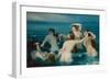 Mermaids Frolicking in the Sea, 1883-Charles Edouard Boutibonne-Framed Giclee Print