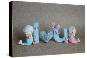 Mermaids I Love You-null-Stretched Canvas