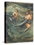 Mermaids in the Deep, 1882-Edward Burne-Jones-Stretched Canvas