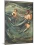 Mermaids in the Deep, 1882-Edward Burne-Jones-Mounted Giclee Print