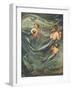 Mermaids in the Deep, 1882-Edward Burne-Jones-Framed Giclee Print