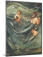 Mermaids in the Deep, 1882-Edward Burne-Jones-Mounted Giclee Print