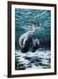 Mermaids of Crystal River-Dann Spider-Framed Giclee Print