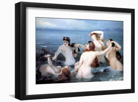 Mermaids of the Sea-Charles Edouard Boutibonne-Framed Art Print