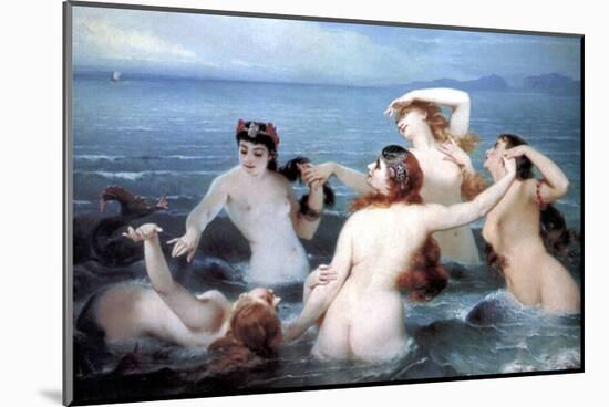 Mermaids of the Sea-Charles Edouard Boutibonne-Mounted Art Print