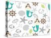 Mermaids of the Sea-Joanne Paynter Design-Stretched Canvas