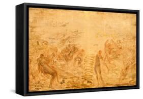 Mermaids Under Water, 1874-Felix Ziem-Framed Stretched Canvas