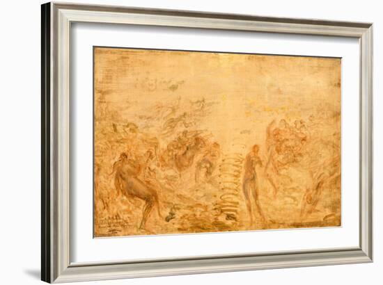 Mermaids Under Water, 1874-Felix Ziem-Framed Giclee Print