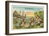 Mermaids with Shipwreck-null-Framed Premium Giclee Print