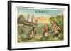 Mermaids with Shipwreck-null-Framed Art Print