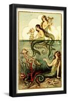 Mermaids-null-Framed Poster