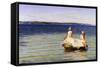 Mermaids-Harald Slott-Moller-Framed Stretched Canvas