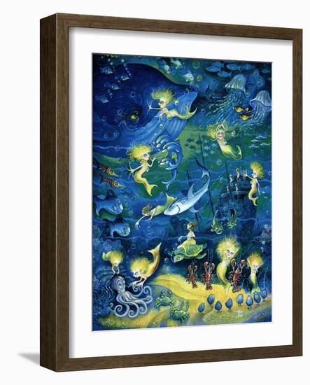 Mermaids-Bill Bell-Framed Giclee Print