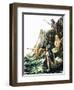 Mermaids-Nadir Quinto-Framed Giclee Print