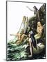 Mermaids-Nadir Quinto-Mounted Giclee Print